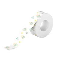 PeriPage 1 rouleau de papier pour étiquettes adhésives Motif mignon Ruban collant Papier d