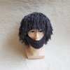 Perruque Barbe Chapeaux Hobo Mad Scientist Caveman Handmade Knit Hiver Chaud Chapeaux