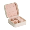 Petit organisateur de boîte à bijoux de voyage portable