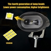 Phares à LED Led Phares de conduite de moto,  Faisceau Spot 4 