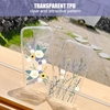 Phonecase Transparent Floral Flower Designs Soft TPU Couverture Coques De Téléphone Antichoc Mince Flexible De Protection Antidérapant Couverture De Téléphone Portable pour iPhone