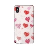 Phonecase Transparent Rouge En Forme De Coeur Designs Couverture En TPU Souple Coques De Téléphone Antichoc Mince Flexible De Protection Anti-Slip Couverture De Téléphone Portable pour iPhone