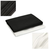 Photo Studio Kit Set support de fond avec sac de rangement noir et blanc des toiles non tissées et Mini pinces