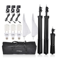 Photographie / Video Portrait Umbrella Continuous Triple Lighting Kit