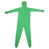 Photographie complète du corps Chromakey Costume vert unisexe adulte vert Body Costume extensible pour photo vidéo effet spécial Festival Cosplay Carnaval,  160 cm/63 pouces de hauteur