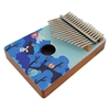 Piano Kalimba Mbira en bois portable à 17 touches