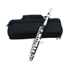 Piccolo Ottavino Demi- Taille Flûte Cuivre et de Nickel Plaqué Argent C Tonalité des touches avec Cork Grease Polish Cloth bâton rembourré nettoyage Box Case Tournevis
