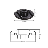 Pièces de rechange pour guitare basse,  forme ronde,  retenue ronde,  guitare,  accessoires de montage avec vis de fixation,  paquet de 2 pièces