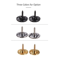 Pièces de rechange pour guitare basse,  forme ronde,  retenue ronde,  guitare,  accessoires de montage avec vis de fixation,  paquet de 2 pièces