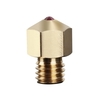 Pièces pour imprimante 3D haute température MK8 Ruby Nozzle 0.4mm pour filament de 1.75mm PETG ABS PEI PEEK Compatible avec Creality Ender 3 CR-10 Anet A8