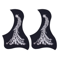 Pickguard de guitare auto-adhésif Pickguard de guitare anti-rayures pour guitare acoustique 40/41 pouces 2 pièces