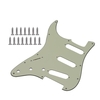 Pickguard guitare 11 trous gaucher Pickguard 3 panneaux avec vis pour guitare ST