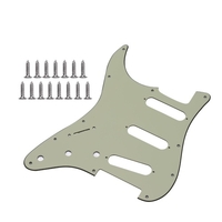 Pickguard guitare 11 trous gaucher Pickguard 3 panneaux avec vis pour guitare ST