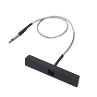 Pickup Rod Stick Pick-up Bar Pick-up Piezo Acoustic avec 60mm Center Lead 2.5mm Plug Support de montage pour violon