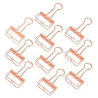 Pince à papier en fil métallique Clips de reliure multifonctions colorés évider papier organisateur de bureau de bureau pour les étudiants de fichiers photo fournitures de bureau d