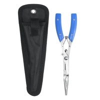 Pince à pêche multifonction Lixada Accessoires de pêche à la carpe en acier inoxydable Pêche Tackle Cut Line Cutter Scissors