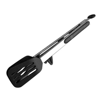 Pince de cuisine avec embouts en silicone Pince alimentaire antiadhésive pour la cuisson (13, 58 pouces)