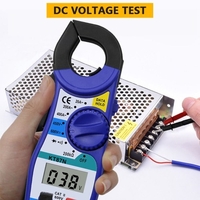 Pince multimètre numérique testeur de tension mesure tension ca/cc Diode de continuité de résistance de courant alternatif avec maintien des données
