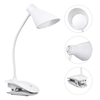Pince Portable sur la lumière de bureau LEDs USB Rechargeable 360° Flexible pince de cou Protection des yeux lampe pour lit lecture travail