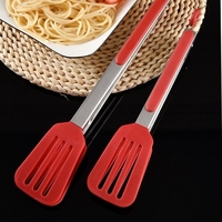 Pinces de cuisine pour la cuisson Pince alimentaire antiadhésive (13, 58 pouces)