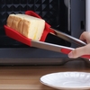 Pinces intelligentes 2 en 1 antiadhésif résistant à la chaleur Spatule silicone ustensiles de cuisine