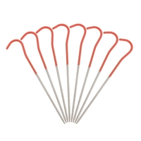 Piquets de tente en alliage de titane ultralégers 130mm / 150mm Camping randonnée tente clous piquets ancres