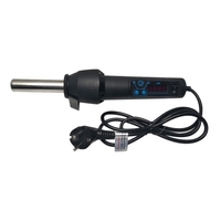 Pistolet à air chaud portable avec 8 buses noyau de chauffage en céramique LED affichage numérique température de débit d
