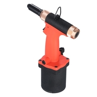 Pistolet à rivets pneumatique industriel Riveteuse à air robuste Pistolet à rivets à air Outil de rivetage auto-obturant avec 4 embouts pour tirer 3/32 po,  1/8 po,  5/32 po,  3/16 po Fer / aluminium / acier inoxydable Des rivets