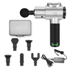 Pistolet de massage Masseur à percussion puissant Pistolet de massage des tissus profonds avec 6 têtes de massage