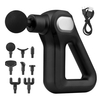 Pistolet de massage musculaire portable Masseur de tissus profonds portable Pistolet de fascia à percussion avec 12 niveaux de vitesse 8 têtes de massage pour le soulagement de la douleur Athlètes Hommes Femmes Parents