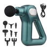Pistolet de massage musculaire portable Masseur de tissus profonds portable Pistolet de fascia à percussion avec 12 niveaux de vitesse 8 têtes de massage pour le soulagement de la douleur Athlètes Hommes Femmes Parents