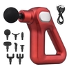Pistolet de massage musculaire portable Masseur de tissus profonds portable Pistolet de fascia à percussion avec 12 niveaux de vitesse 8 têtes de massage pour le soulagement de la douleur Athlètes Hommes Femmes Parents