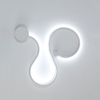 Plafonnier acrylique de style moderne conduit lustre