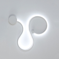 Plafonnier acrylique de style moderne conduit lustre