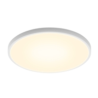 Plafonnier LED encastré 24W 2520lm plafonnier rond pour couloir de chambre à coucher de cuisine (lumière chaude 2800-3200K