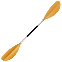 Planche de pagaie de kayak asymétrique à dégagement rapide 4 pièces