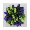 Plantes de Simulation artificielles Tenture murale 3D/Fleurs de bureau Cadre photo de plantes artificielles pour le cadeau de décoration murale de bureau à domicile