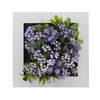 Plantes de Simulation artificielles Tenture murale 3D/Fleurs de bureau Cadre photo de plantes artificielles pour le cadeau de décoration murale de bureau à domicile