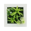 Plantes de Simulation artificielles Tenture murale 3D/Fleurs de bureau Cadre photo de plantes artificielles pour le cadeau de décoration murale de bureau à domicile