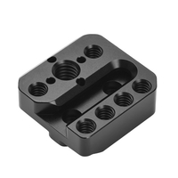 Plaque de montage du support de montage du moniteur avec filetage 1/4 pouce 3/8 trou de localisation pour cardan Remplacement pour cardan DJI Ronin S & Ronin SC