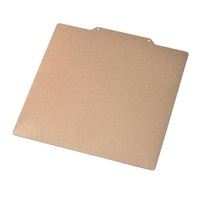 Plate-forme flexible en acier inoxydable avec revêtement PEI 410 x 410 mm (16, 1 x 16, 1 pouces) pour les imprimantes de la série Creality CR-MAX 3D