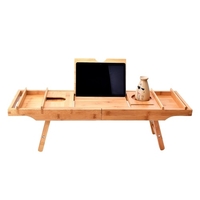 Plateau de baignoire Caddy Bamboo Spa Organisateur de baignoire