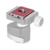 Plateau de dégagement rapide universel ultra-mince de 38 mm avec boucle pour courroie de caméra Clé à vis de caméra amovible pour plaque de démontage rapide pour trépied standard Arca Swiss Standard