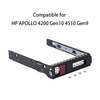Plateau de disque dur HDD Caddy de 3, 5 pouces pour HP APOLLO 4200 Gen10 4510 Gen9