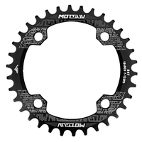 Plateau de vélo 32T/34T/36T/38T 104mm BCD bague de manivelle de vélo à 4 boulons Compatible avec la vitesse 7/8/9/10/11