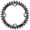 Plateau de vélo 32T/34T/38T 104mm BCD Anneau de manivelle de vélo à 4 boulons Compatible avec une vitesse unique