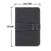 Pliant pliable Folio magnétique PU Housse en cuir Housse de support de support sans clavier stylet pour Android 7/8 pouce Tablet