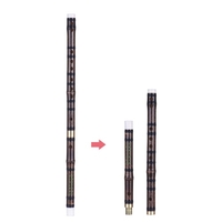 Pluggable Handmade Bitter Bamboo Flute / Dizi Traditional Chinese Musical Instrument à vent à Key F Débutant Niveau d