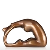Plump Cercle de Yoga Femme- Tomfeel en fibre de verre Sculpture Décoration Original Design Yoga