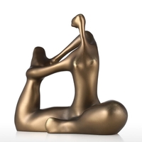 Plump Yoga Femme- Cédant Tomfeel en fibre de verre Sculpture Décoration Original Design Yoga Plump